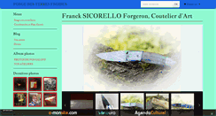 Desktop Screenshot of forge-des-terres-froides.com